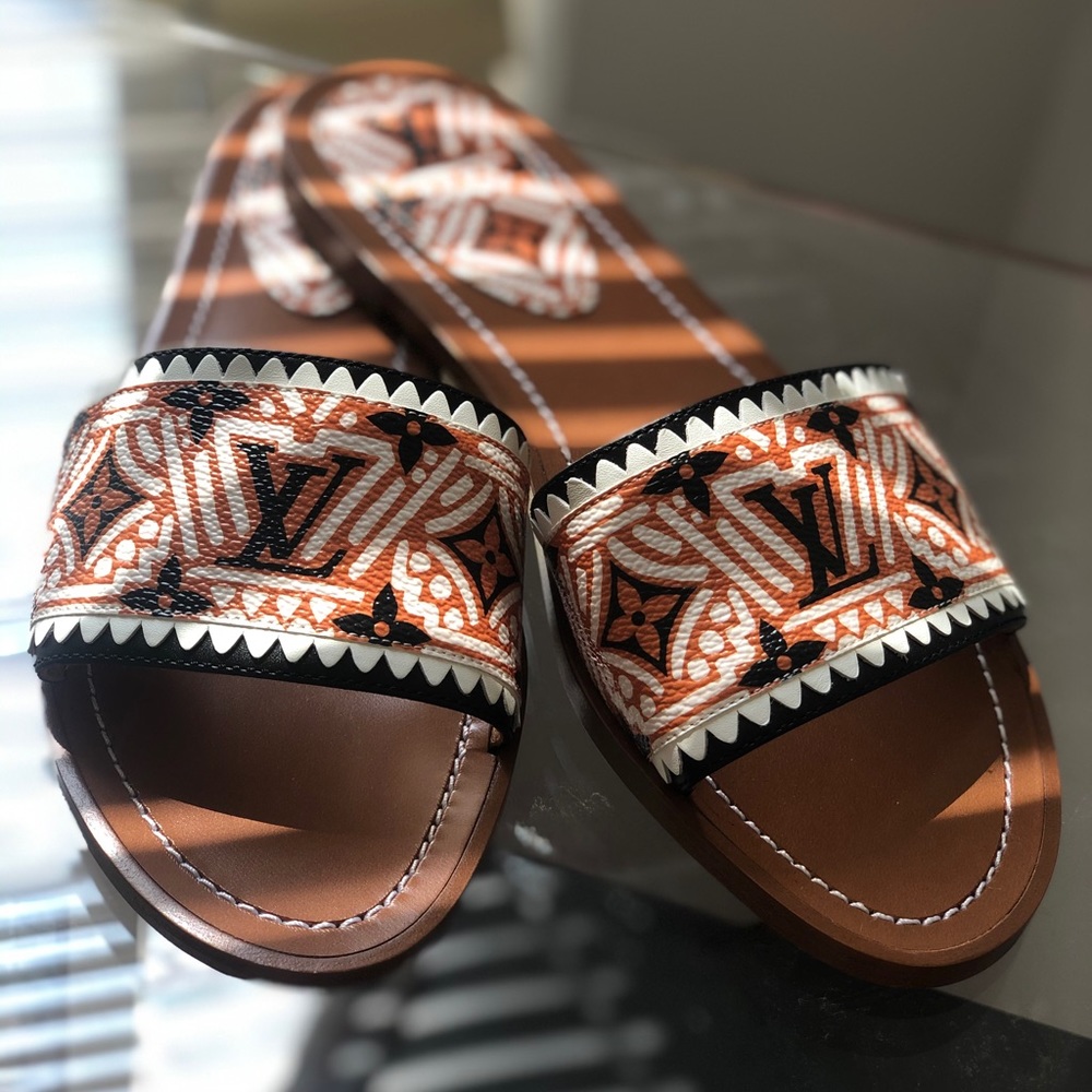 Louis Vuitton Leather Sandals